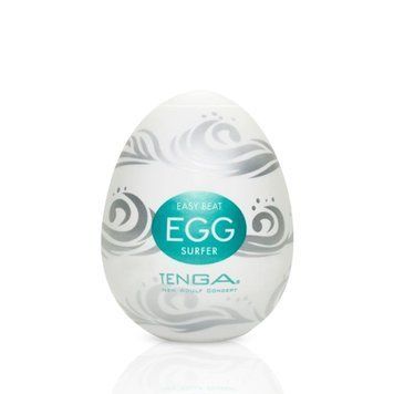 Мастурбатор-яйце Tenga Egg Surfer (серфер) E24242 фото - купити в секс-шопі Чорний Кролик