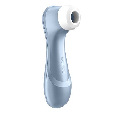 Вакуумний кліторальний стимулятор Satisfyer Pro 2 Blue SO6288 фото - купити в секс-шопі Чорний Кролик