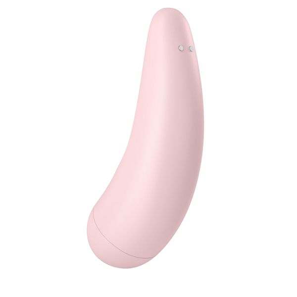 Вакуумний кліторальний стимулятор Satisfyer Curvy 2+ Pink SO3782 фото - купити в секс-шопі Чорний Кролик