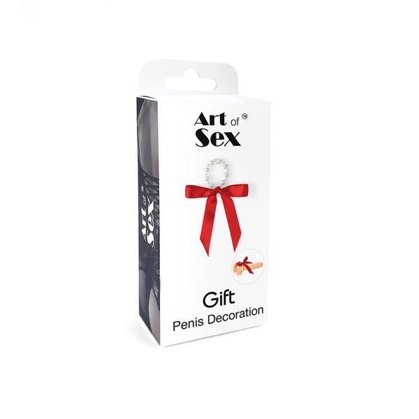 Прикраса на пеніс із перлинами &laquo;Подарунок&raquo; Art of Sex - Gift SO6792 фото - купити в секс-шопі Чорний Кролик