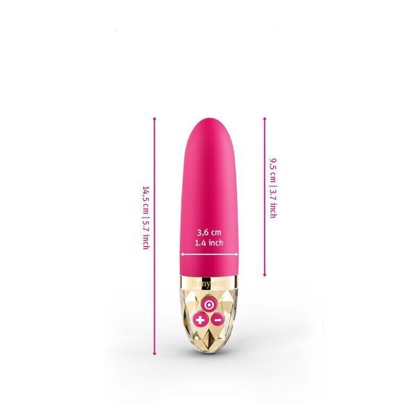Вібратор Mystim Sleak Freak Pink, 8 режимів, внутрішня та зовнішня стимуляція SO8140 фото - купити в секс-шопі Чорний Кролик