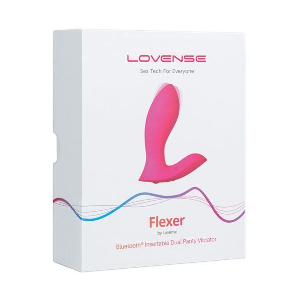 Смарт-вібратор у трусики Lovense Flexer, манливий рух + вібрація, стимуляція клітора та точки G SO7485 фото - купити в секс-шопі Чорний Кролик