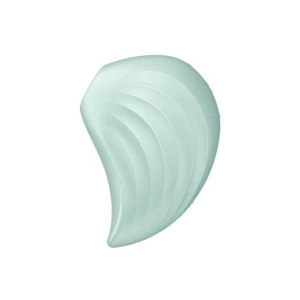 Вакуумний кліторальний стимулятор із вібрацією Satisfyer Pearl Diver Mint SO6077 фото - купити в секс-шопі Чорний Кролик