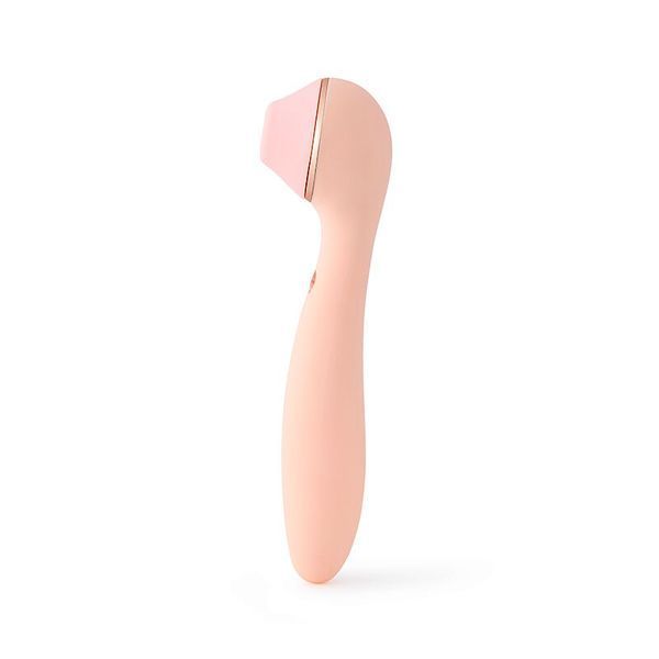 Вакуумний стимулятор з вібратором KISSTOY Polly Max Pink SO9558 фото - купити в секс-шопі Чорний Кролик