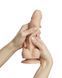 Реалістичний фалоімітатор Strap-On-Me Sliding Skin Realistic Dildo Vanille XXL, ефект рухливої шкіри SO6260 фото 2