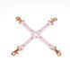 Хрестовина Liebe Seele White & Pink Leather Hogtie SX2830 фото 1