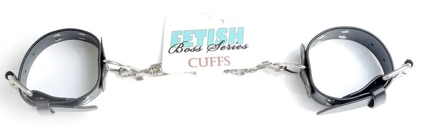 Наручники зі штучної шкіри Fetish Boss Series - Handcuffs with studs, BS3300092 BS3300092 фото - купити в секс-шопі Чорний Кролик