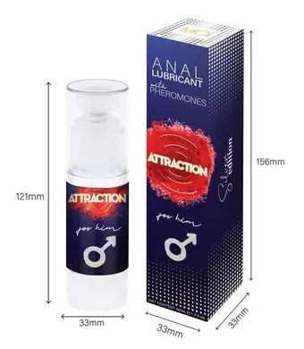 Анальний лубрикант з феромонами для чоловіків Mai - Attraction Anal Lubricant with pheromones for Him, 50 ml LT2387 фото - купити в секс-шопі Чорний Кролик