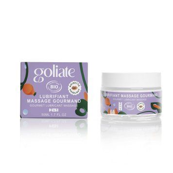 Масажна олія-лубрикант з ароматом та смаком фундука Goliate Couple Gourmand Noisette 50 мл SX3011 фото - купити в секс-шопі Чорний Кролик