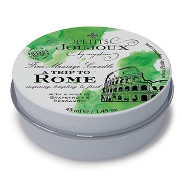 Масажна свічка Petits Joujoux - Rome - Grapefruit and Bergamott (43 мл) з афродизіаками SO3172 фото - купити в секс-шопі Чорний Кролик