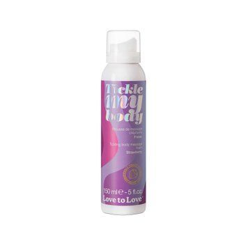 Масажна піна Love To Love TICKLE MY BODY Strawberry (150 мл) зволожувальна SO1385 фото - купити в секс-шопі Чорний Кролик