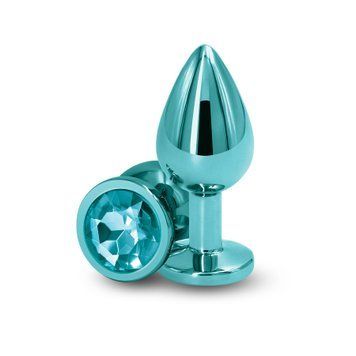 Анальна пробка NS Novelties Rear Assets - Medium - Teal SX4376 фото - купити в секс-шопі Чорний Кролик