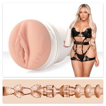 Мастурбатор Fleshlight Girls: Kayley Gunner Fully Loaded, зі зліпка вульви моделі, дуже ніжний SX3431 фото - купити в секс-шопі Чорний Кролик