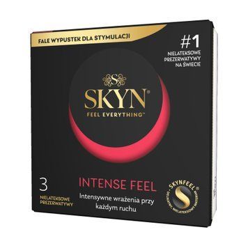 Безлатексні преміум-презервативи SKYN Intense Feel 3 шт SX2546 фото - купити в секс-шопі Чорний Кролик