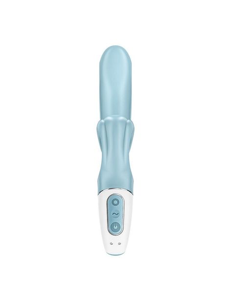 Вібратор-кролик Satisfyer Love Me Blue SO7779 фото - купити в секс-шопі Чорний Кролик