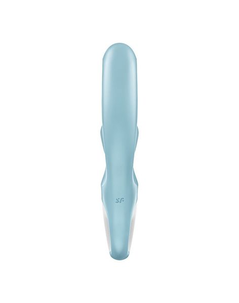 Вібратор-кролик Satisfyer Love Me Blue SO7779 фото - купити в секс-шопі Чорний Кролик