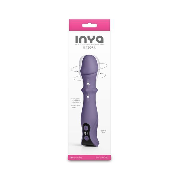 Вібратор NS Novelties INYA - Integra - Gray SX4347 фото - купити в секс-шопі Чорний Кролик