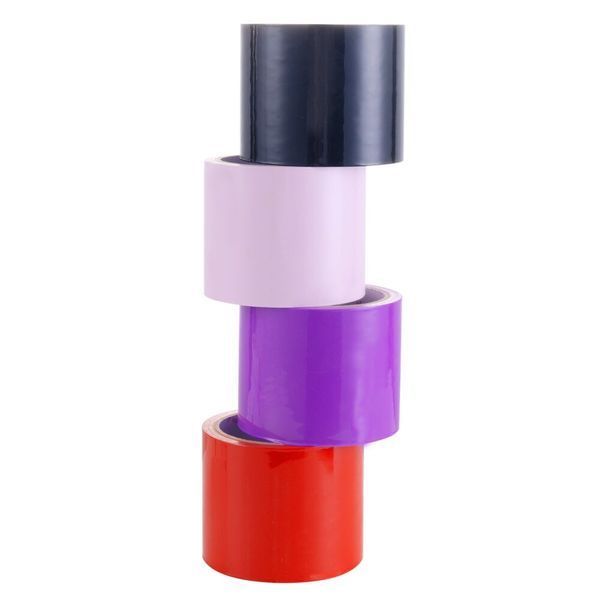 Скотч для бондажу LOCKINK SEVANDA Electrostatic Tape, червона, 16 м SX0889 фото - купити в секс-шопі Чорний Кролик
