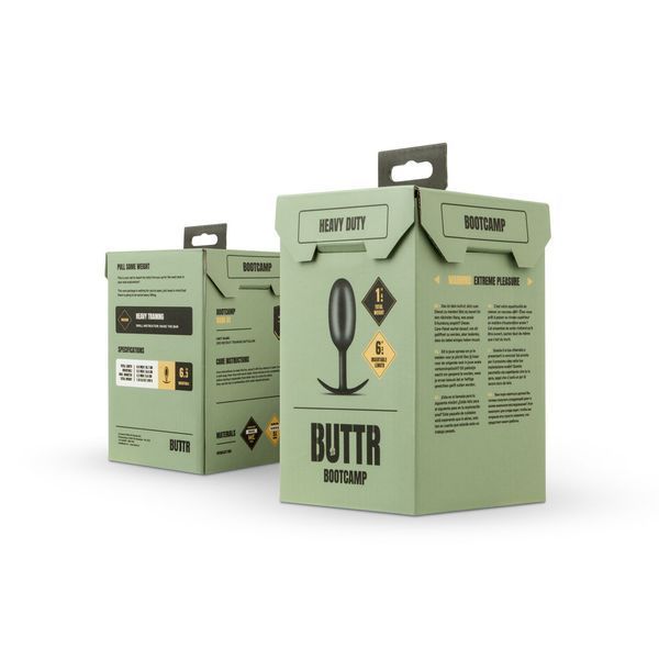 Анальна пробка BUTTR - Heavy Duty Weighted Butt Plug SX2202 фото - купити в секс-шопі Чорний Кролик