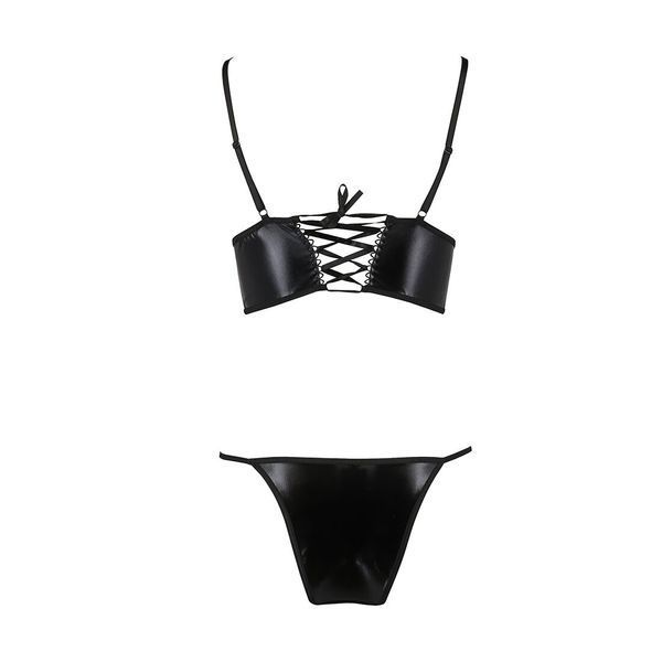 Комплект Passion ASUNA SET L/XL, black SO4128 фото - купити в секс-шопі Чорний Кролик