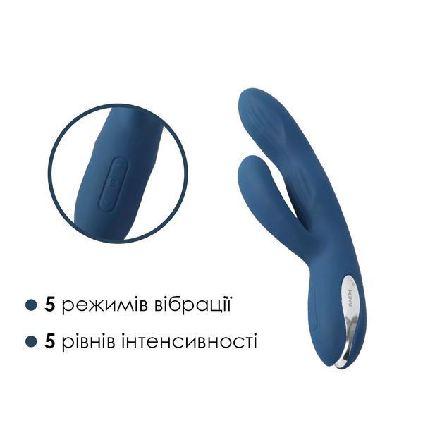 Вібратор-кролик Svakom Aylin, пульсівна ділянка для точки G SO6995 фото - купити в секс-шопі Чорний Кролик