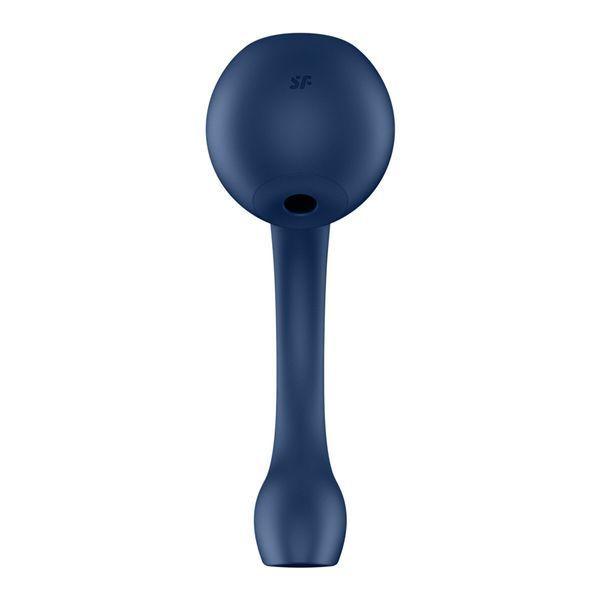 Смарт-стимулятор точки G + вакуумний стимулятор клітора Satisfyer Pro+ Wave 4 Connect App SX2171 фото - купити в секс-шопі Чорний Кролик
