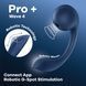 Смарт-стимулятор точки G + вакуумний стимулятор клітора Satisfyer Pro+ Wave 4 Connect App SX2171 фото 6