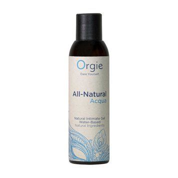 Лубрикант на водній основі Orgie All Natural Acqua, 150 мл, нелипкий, гладенький, натуральний склад SX1495 фото - купити в секс-шопі Чорний Кролик