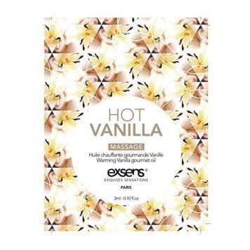Пробник масажної олії EXSENS Hot Vanilla 3мл SO2373 фото - купити в секс-шопі Чорний Кролик