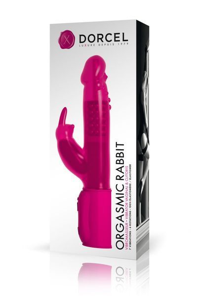 Вібратор-кролик Dorcel Orgasmic Rabbit Pink з перлинним масажем SO1347 фото - купити в секс-шопі Чорний Кролик