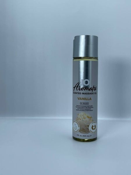 Натуральна масажна олія System JO Aromatix — Massage Oil — Vanilla 120 мл SO6769 фото - купити в секс-шопі Чорний Кролик