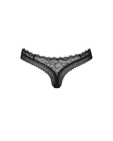 Трусики Obsessive Medilla thong M/L SO9059 фото - купити в секс-шопі Чорний Кролик