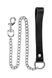 Повідець із натуральної шкіри Fetish Tentation Premium Metal leash with cowhide leather wrist 72 см SX1096 фото 1