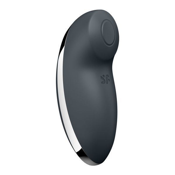 Вібростимулятор-пульсатор Satisfyer Tap & Climax 2 Blue, ефект постукування пальцем SX2184 фото - купити в секс-шопі Чорний Кролик