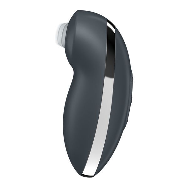 Вібростимулятор-пульсатор Satisfyer Tap & Climax 2 Blue, ефект постукування пальцем SX2184 фото - купити в секс-шопі Чорний Кролик