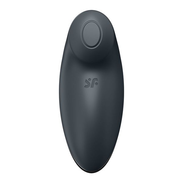 Вібростимулятор-пульсатор Satisfyer Tap & Climax 2 Blue, ефект постукування пальцем SX2184 фото - купити в секс-шопі Чорний Кролик