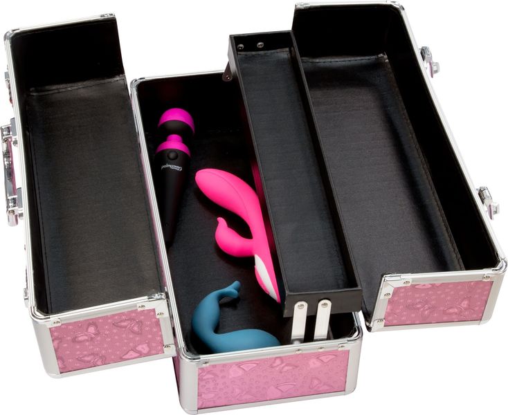 Великий кейс для зберігання секс-іграшок BMS Factory Large Lokable Vibrator Case Pink, кодовий замок SO8900 фото - купити в секс-шопі Чорний Кролик