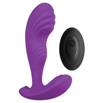 Вібромасажер простати S Pleasures Premium Cozy, Purple, з рельєфною головкою, 10 режимів SX4592 фото - купити в секс-шопі Чорний Кролик