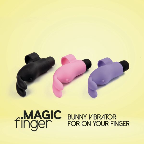 Вібратор на палець FeelzToys Magic Finger Vibrator Pink SO4434 фото - купити в секс-шопі Чорний Кролик