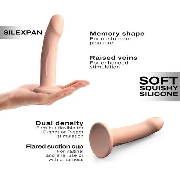 Фалоімітатор Dorcel Real Pleasure M Vanilla SX2266 фото - купити в секс-шопі Чорний Кролик
