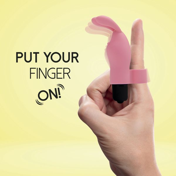 Вібратор на палець FeelzToys Magic Finger Vibrator Pink SO4434 фото - купити в секс-шопі Чорний Кролик