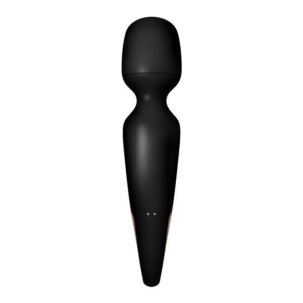 Вібромасажер Satisfyer Wand-erland (Black/Rosegold) SX2698 фото - купити в секс-шопі Чорний Кролик