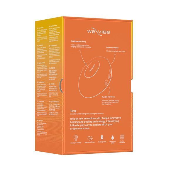 Вібратор We-Vibe Temp Tangerine SX3858 фото - купити в секс-шопі Чорний Кролик