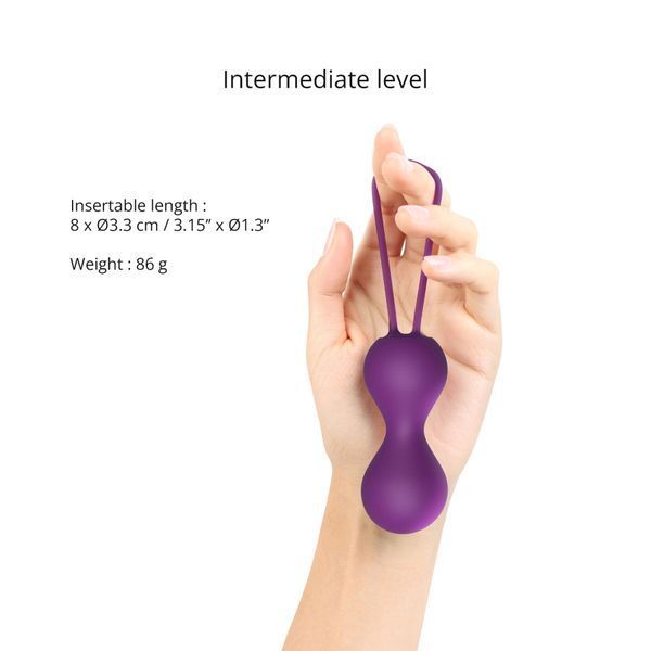 Вагінальні кульки Love To Love JOIA - PURPLE RAIN SO6263 фото - купити в секс-шопі Чорний Кролик