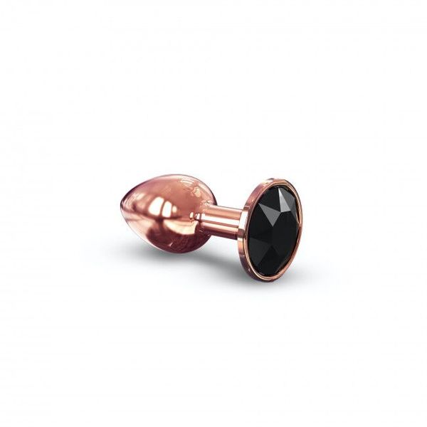 Металева анальна пробка із прикрасою у вигляді кристалу Dorcel - Diamond Plug Rose Gold S SO5534 фото - купити в секс-шопі Чорний Кролик