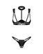 Комплект Obsessive Roccele 2-pcs crotchless set S/M SX3617 фото 3