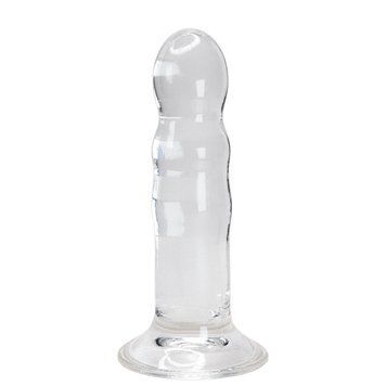 Прозорий фалоімітатор Alive Gallant Jelly Dildo SO6025 фото - купити в секс-шопі Чорний Кролик