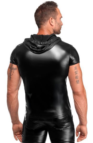 Чоловіча футболка з капюшоном Noir Handmade H085 Vexen hooded T-shirt M SX4188 фото - купити в секс-шопі Чорний Кролик