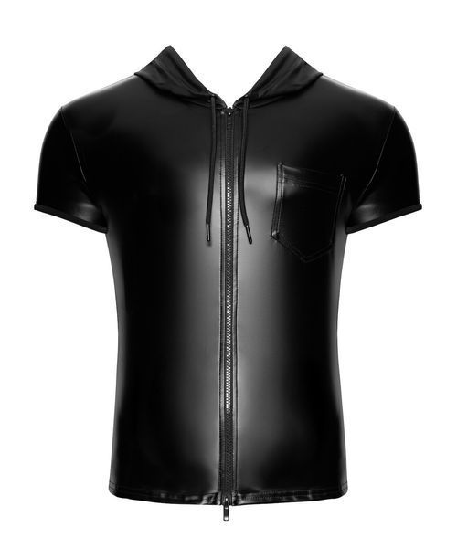 Чоловіча футболка з капюшоном Noir Handmade H085 Vexen hooded T-shirt M SX4188 фото - купити в секс-шопі Чорний Кролик