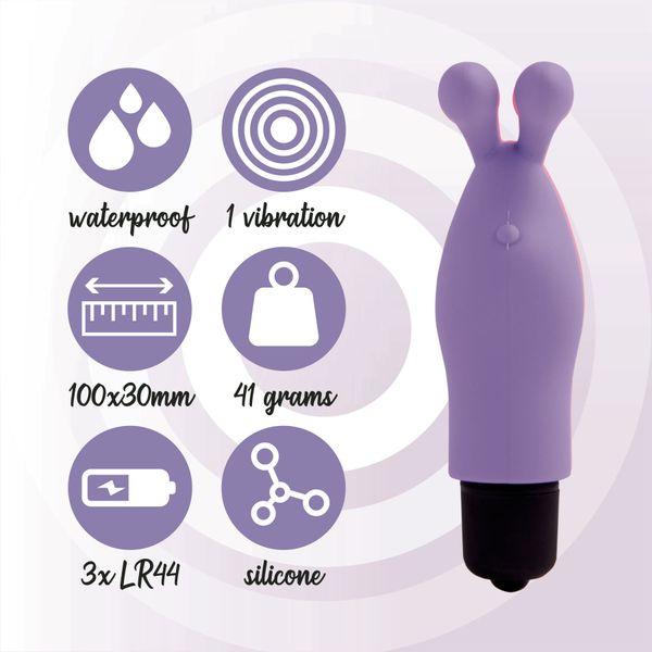 Вібратор на палець FeelzToys Magic Finger Vibrator Purple SO4435 фото - купити в секс-шопі Чорний Кролик